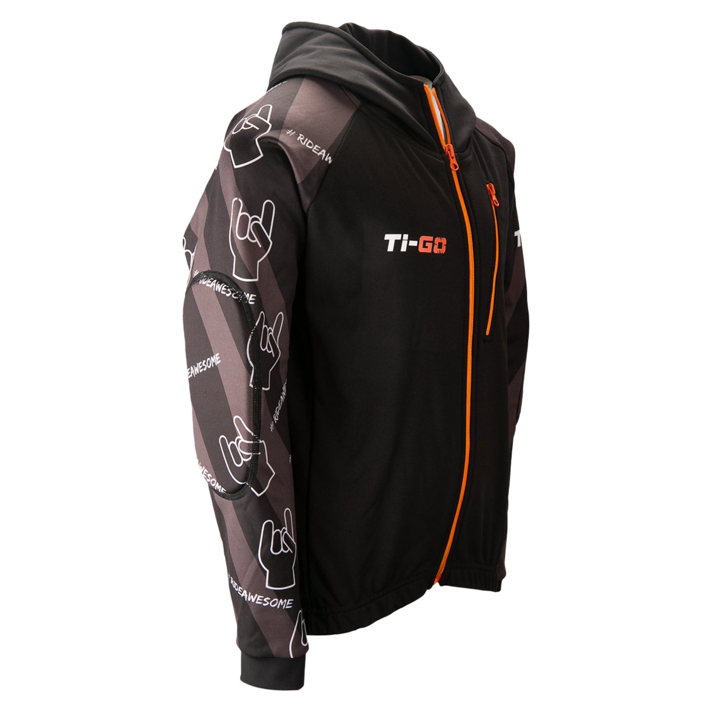 Ti-GO Kids #RideAwesome MTB BMX Zip Hoody