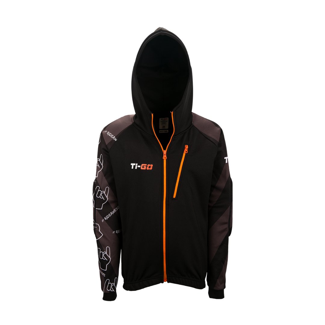 Ti-GO Kids #RideAwesome MTB BMX Zip Hoody