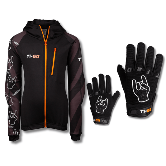 BMX Hoodie & Glove 'Defender' Bundle