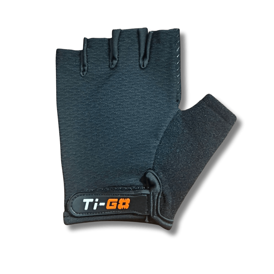 Ti-GO Kids Short Finger 'Carbon' Cycling Gloves