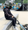 Ti-GO Kids Cycling Hoodie - MTB BMX Hoody Elbow Armour