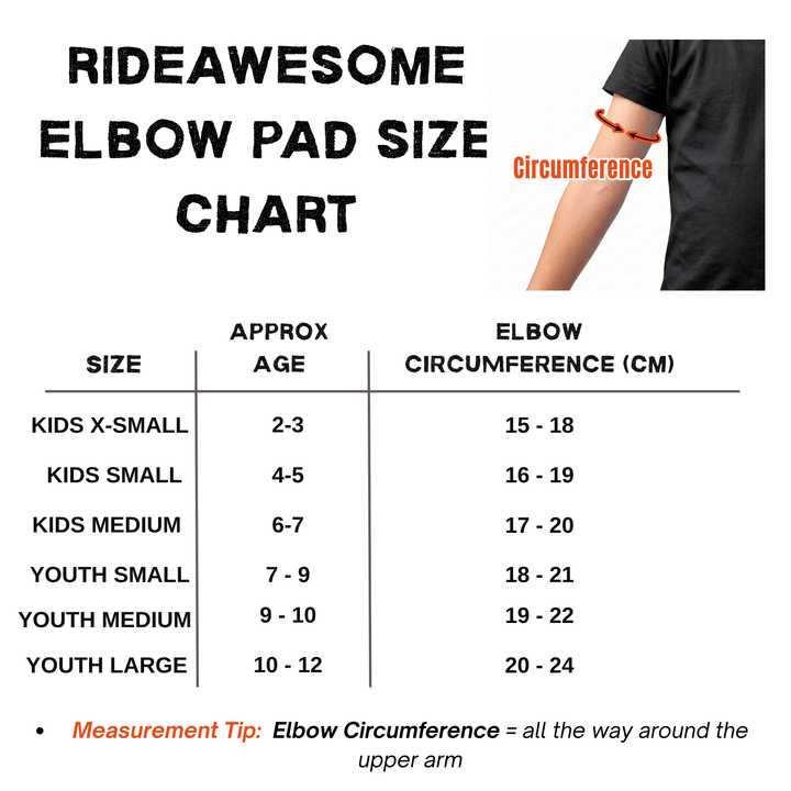 Ti-GO RideAwesome Kids MTB Knee and Elbow Pads Bundle
