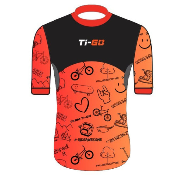 Ti-GO ‘Carbon’ Limited Edition Short Sleeve MTB Jersey - Pre Order