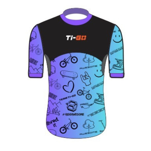Ti-GO ‘Carbon’ Limited Edition Short Sleeve MTB Jersey - Pre Order