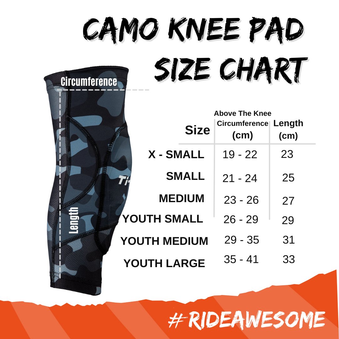 Ti-GO Kids RIDESHIELD Knee Pads Camo