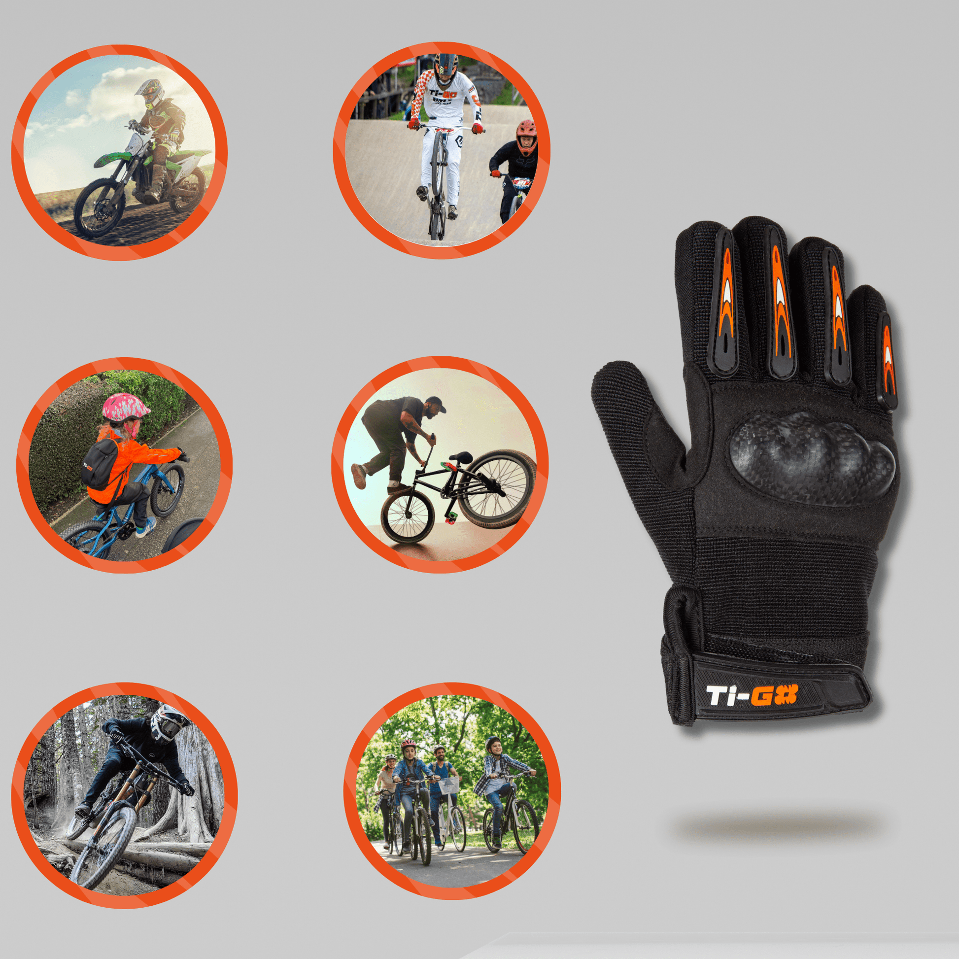 Ti-GO Kids MX Motocross Gloves