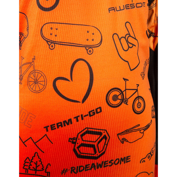 Ti-GO ‘Carbon’ Limited Edition Long Sleeve MTB Jersey - Pre Order