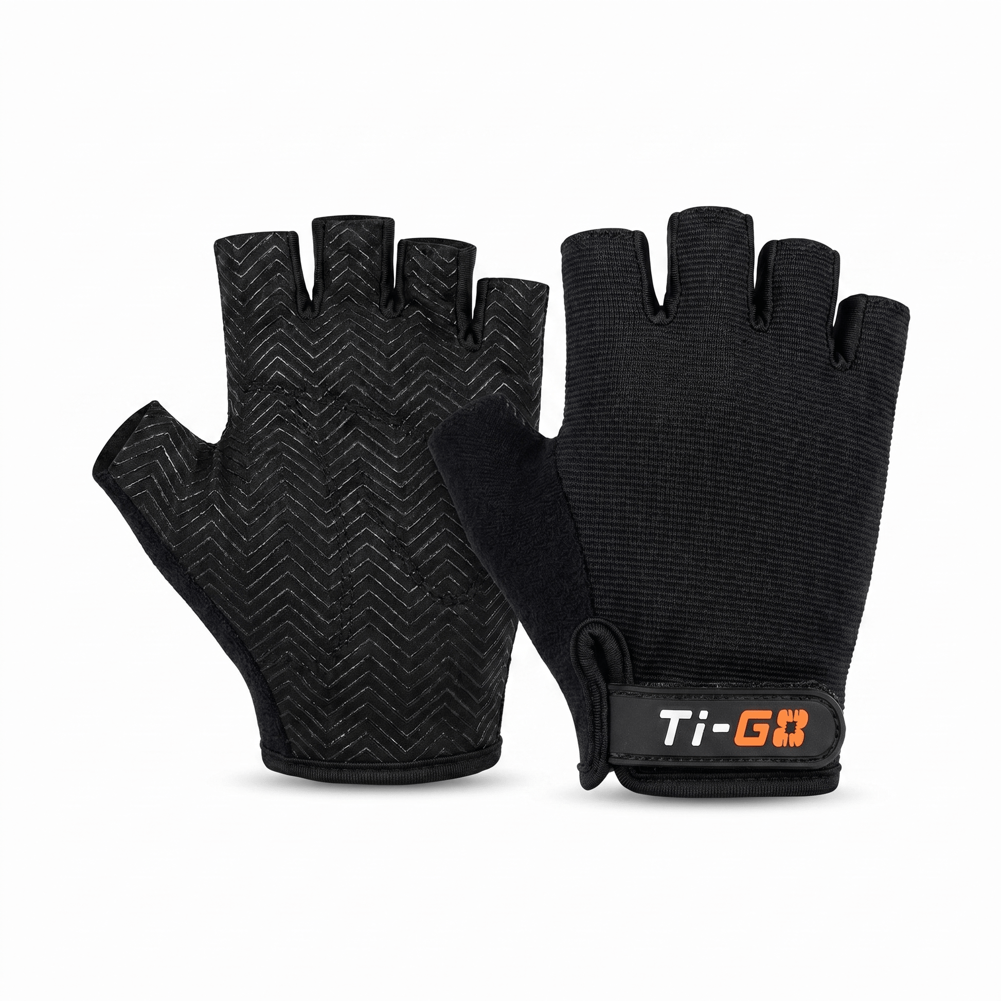 Ti-GO Kids Short Finger 'Carbon' Cycling Gloves