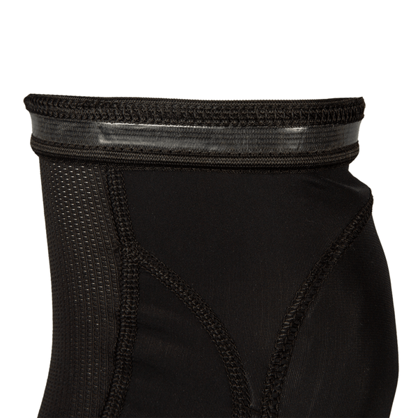 Close-up of the silicone anti-slip cuff on a Ti-GO Tech Youth kids' knee pad