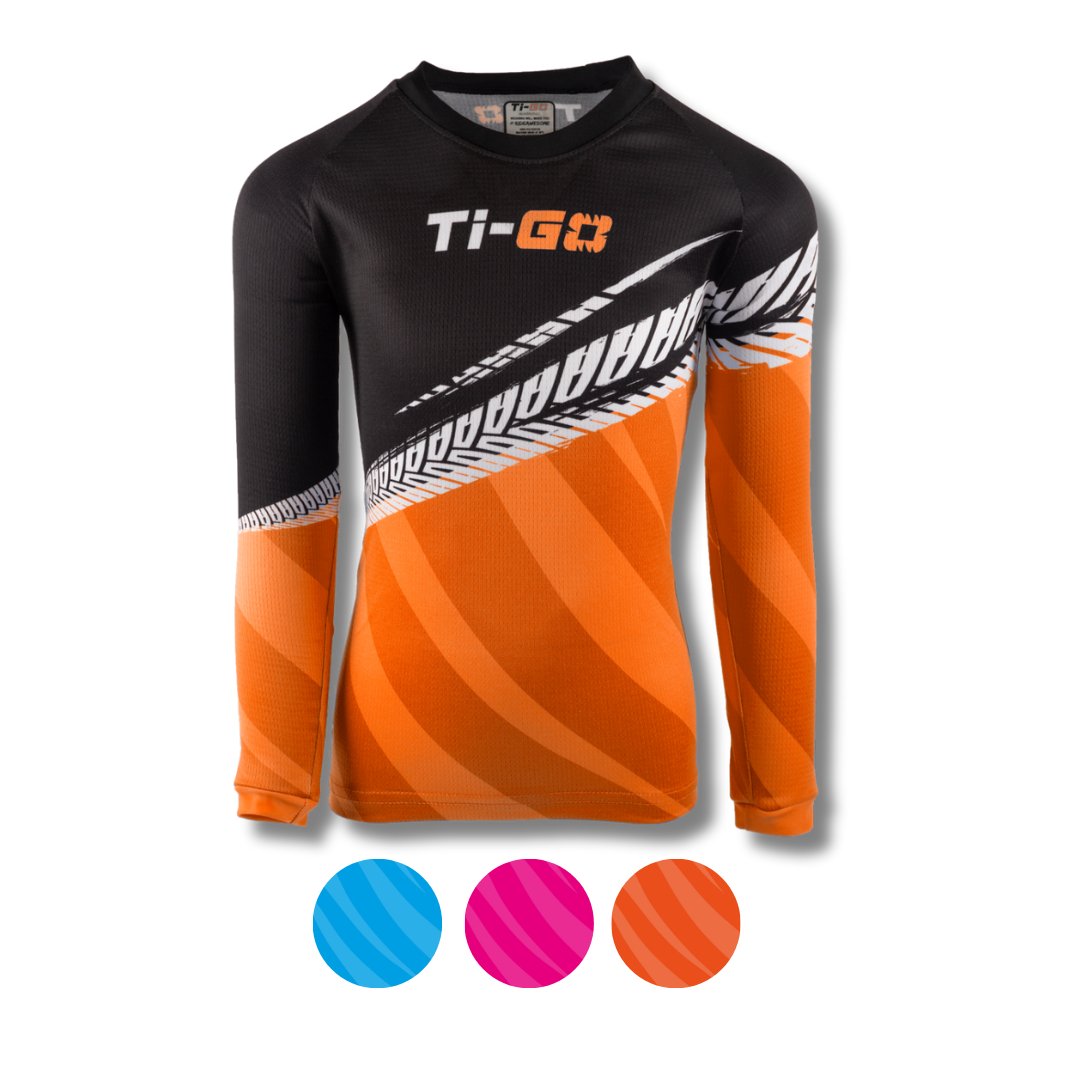 Ti-GO Kids Tech MTB Cycling Jersey