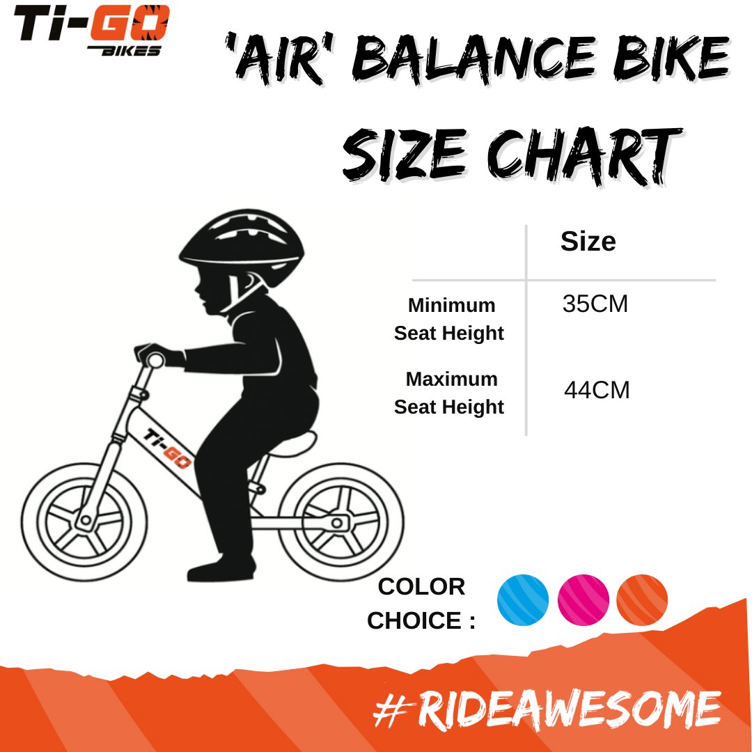 Ti-GO AIR 12" Balance Bike