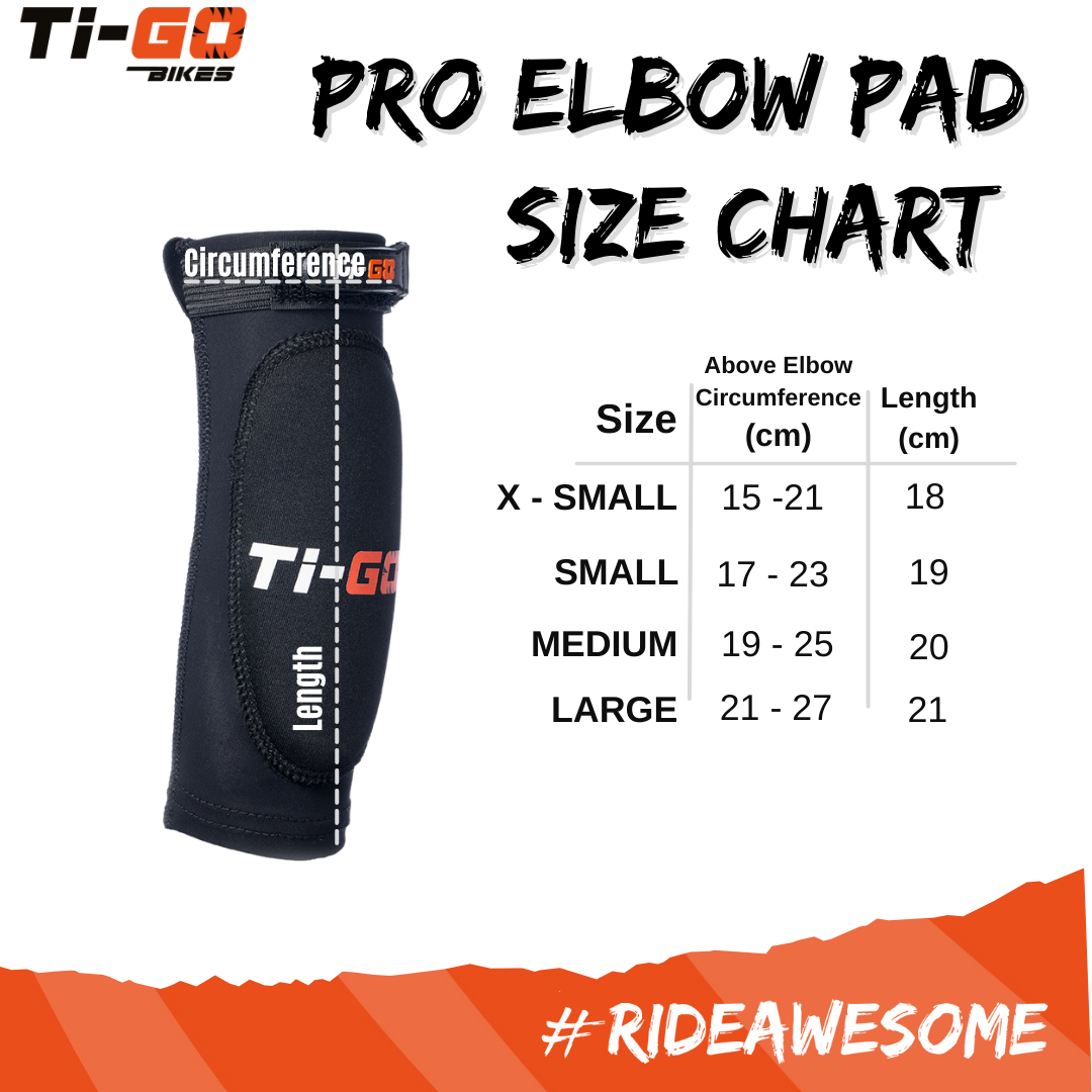 Ti-GO Kids #RideAwesome Pro Elbow Pads