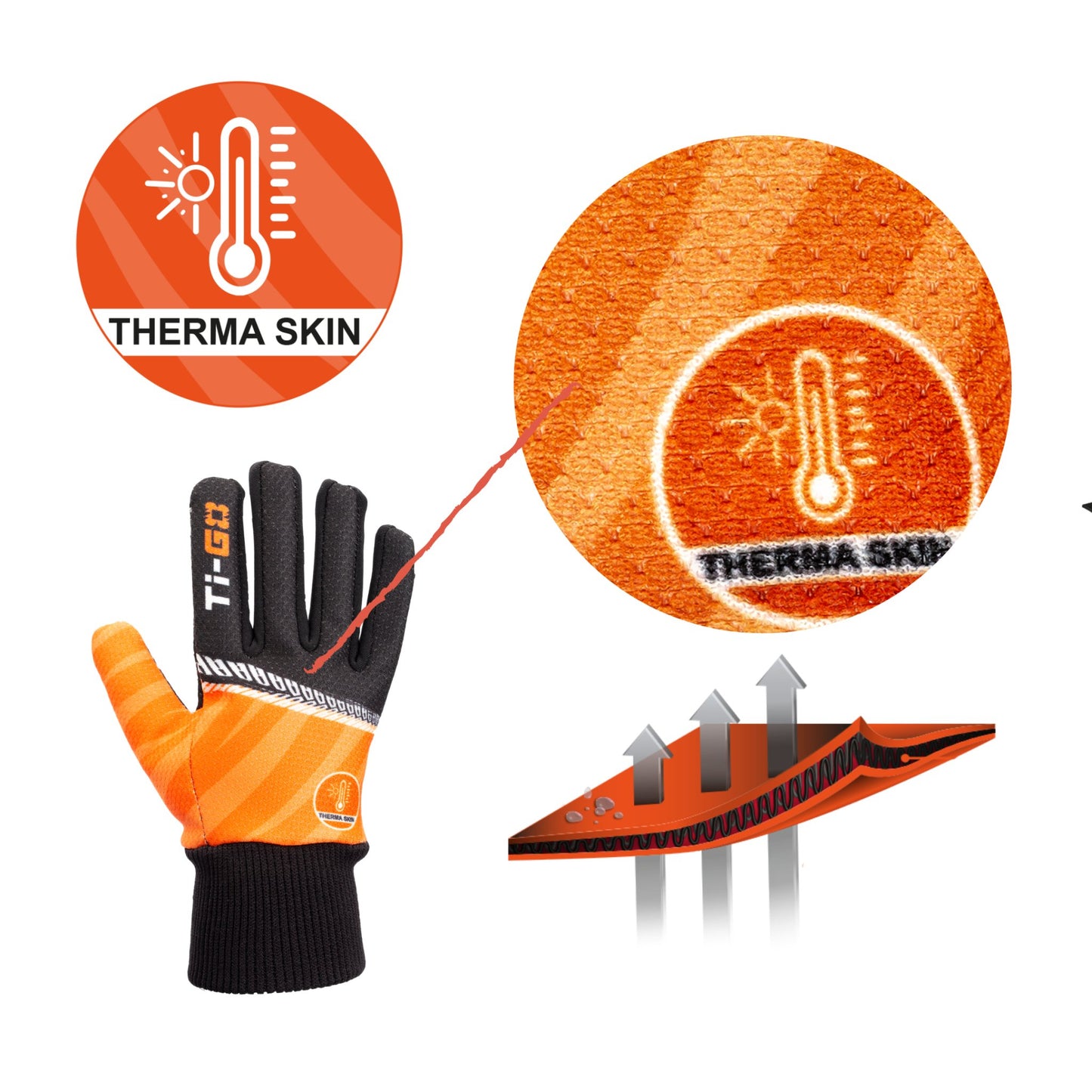 Ti-GO Weatherproof Kids Cycling Gloves