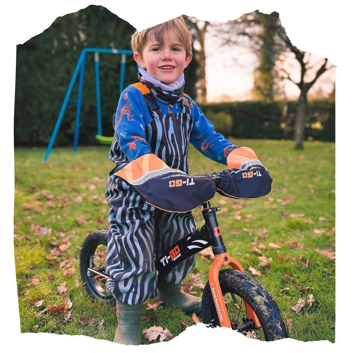 Ti-GO 'TOTES-WARM' Hand Thingy – Kids Handlebar Hand Warmers for Bikes & Scooters